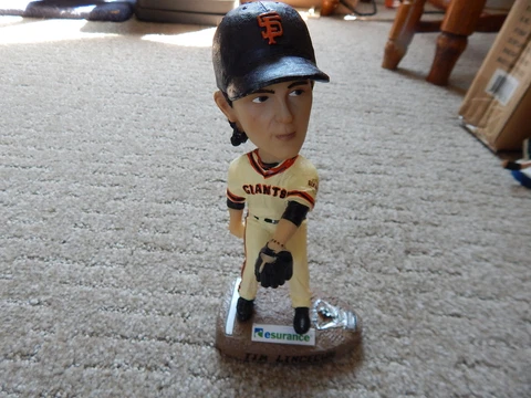 2009 SF GIANTS TIM LINCECUM CY YOUNG BOBBLEHEAD NEW WITH BOX MINT ROOKIE ORIGIN Cover