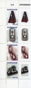 Suriname 2016 MNH Inventions 4v Block Set Stethoscope Uitvindingen Stamps - Picture 1 of 1