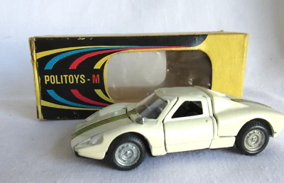 全新带盒 HTF POLITOYS 1:43 PORSCHE 904 CARERRA GTS 压铸复制品 状况完好 带盒 意大利 — 第 1/4 张图片