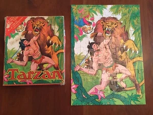Vintage Tarzan Jungle Attack 70 Piece #420-01 Jigsaw Puzzle - Picture 1 of 4