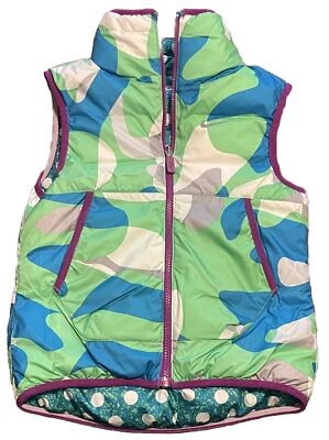 Nike Alliance GFX Chaleco acolchado verde reversible Lunares Camuflaje Niña Talla Pequeña Foto 1 de 4