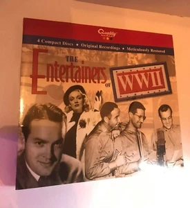 Entertainers Of WW2 4 CD Set Original Recordings New Sealed - Picture 1 of 4