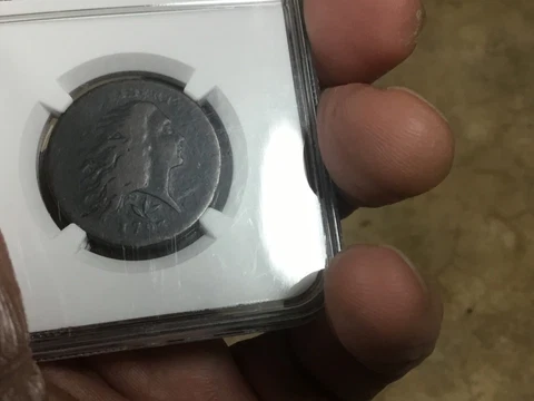 1793 S-9 Flowing Hair Wreath Cent NGC Fine detail Cover
