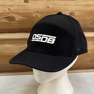 OSDB Hat Cap Snap Back Black Logo Vent Outdoors Adjustable Mens - Picture 1 of 12