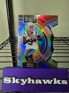 2023 Select Premier Level Red White and Blue Die Cut Prizm Bryce Young RC #167 - Picture 1 of 2