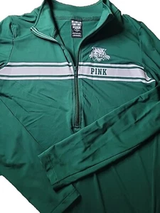  Victoria's Secret ROSA Bobcat Verde Sudadera con Capucha Mujer Grande - Imagen 1 de 8