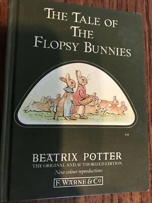 Beatrix Potter The Tale of The Flopsy Bunnies -1989 - Vintage - RARE Foto 1 de 4