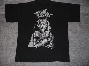 Vintage Nile Band kurzärmliges Hemd schwere Baumwolle schwarz volle Größe Unisex BL109 - Bild 1 von 4