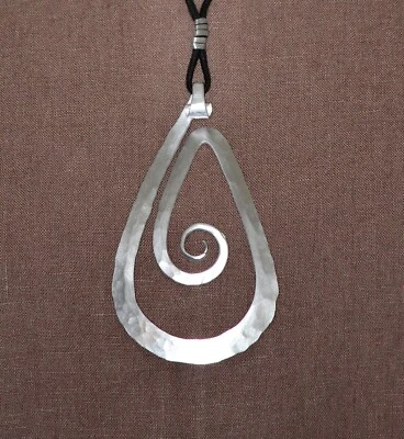 ANTIJOYAS ручной работы ART-2-WEAR кованый алюминий TCHAI ожерелье X-большой GAC35 - Изображение 1 из 4