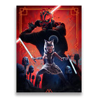 Das dunkle Duell | Star Wars: The Clone Wars Poster | Laz Marquez | PopCultArt