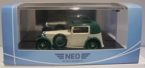 Neo Models 1:43 46465 1933 Green & White MG F Magma Salonette RHD - Picture 1 of 12