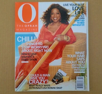 O The Oprah Magazine Aug 2007 O's New Sex Column Astronaut Lisa Nowak Snaps Why? Foto 1 de 4