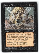 Stench of Evil *Uncommon* Magic MtG x1 Ice Age MP