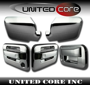 Fits Ford F150 04-08 Chrome Mirror Cover Chrome Door Handle Cover Tailgate Cover - Picture 1 of 1