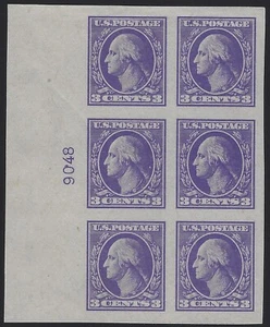 US Scott # 535 Type IV - Mint OG VLH (5 NH) - Scarce Plate #             (C-583) - Picture 1 of 2