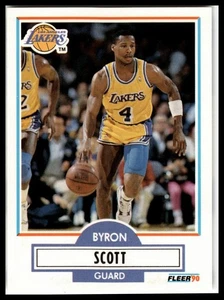 1990-91 Fleer #94 Byron Scott - Picture 1 of 2