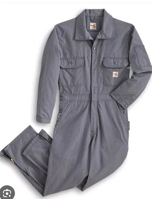 coveralls men xl Carhartt FR Cat2 NFPA2112 Grey - Image 1 of 4