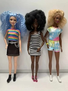 Mattel Barbie fashionistas dolls x 3 funky trendy (P2) - Picture 1 of 5