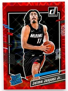 2023-24 Donruss #213 Jaime Jaquez Jr. Red Rated Rookie Miami Heat - Picture 1 of 2