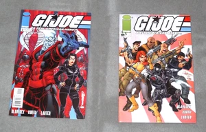 GI JOE #1 2 NM 2001 J. Scott Campbell Covers 1st Prints Image Comics 2 Issues - Picture 1 of 2