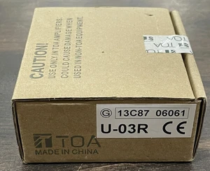 TOA U-03R Unbalanced Line Input with High/Low Cut Filters Module - Picture 1 of 1