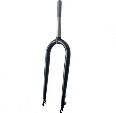 DONSP1986 26X4" Fat Tire Bicycle Steel Rigid Fork 1" Threaded Bike Front FORK - Image 1 of 4