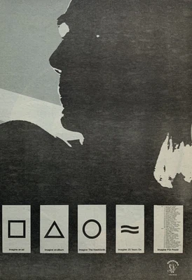 HAWKLORDS 1978 vintage POSTER ADVERT 25 YEARS ON HAWKWIND - Image 1 of 3