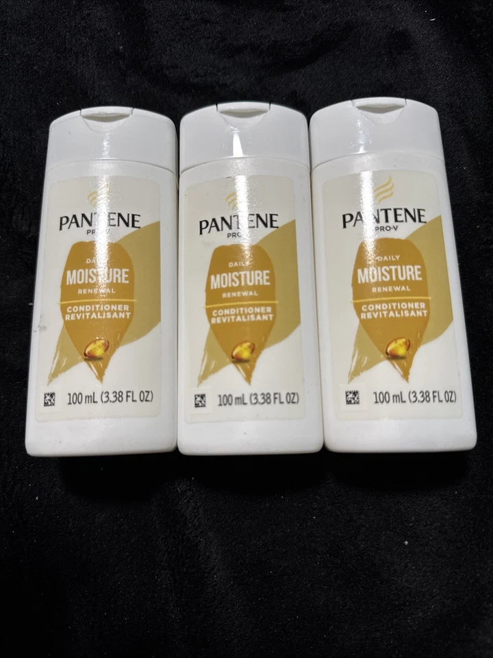Acondicionador de renovación de humedad diaria Pantene Pro-V para mujer, 3,38 fl oz, paquete de 3 Foto 1 de 1