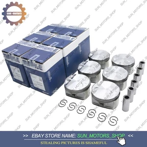 MAHLE Pistons & Rings Set 10.7:1 Φ85+0.5mm For BMW E83 E90 328i 528i X1 N52 3.0L - Picture 1 of 7