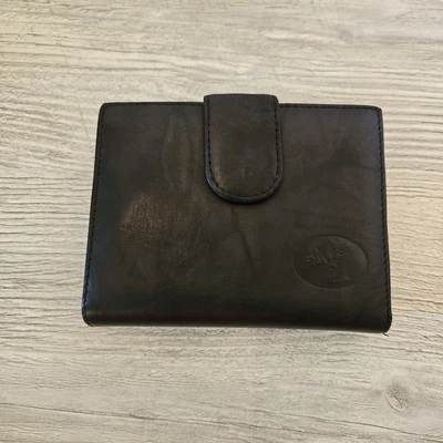 Cartera Buxton Heiress Doble Cardex Cuero Negro Tono Dorado Kisslock Usada en Excelente Condición Foto 1 de 4