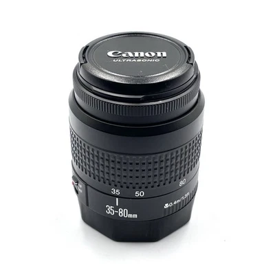 Lente zoom Canon EF 35-80 mm f/4-5,6 III AF/MF bueno con tapas de lentes Foto 1 de 4