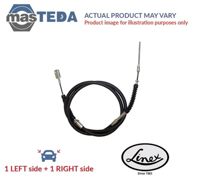 350257 HANDBRAKE CABLE PAIR LINEX 2PCS FOR RENAULT FLUENCE - Image 1 of 4