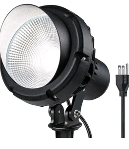 SUNVIE LED 40W Spot Light Outdoor 5000K Daylight White Plug in Flag Pole Light - Picture 1 of 8