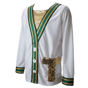 Gimme A T Child Large Dance Costume Cheerleader Cheer Unisex Halloween Top New - Picture 1 of 4