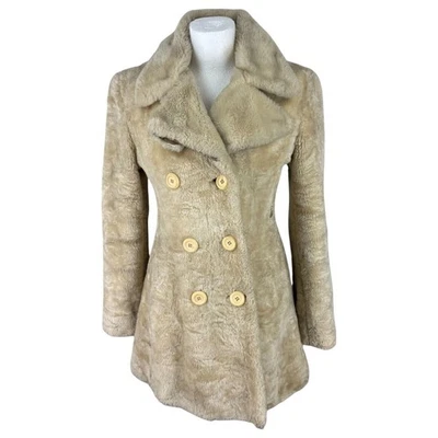 Abrigo Miss Sixty Pequeño Mujer Crema Vintage Abotonado Hecho en Italia Años 90 Foto 1 de 4