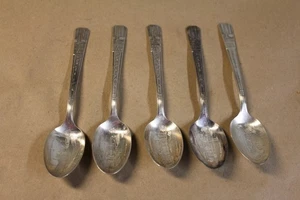 5 cucchiai cucchiaio fiera mondiale 1939 autentici - Foto 1 di 9