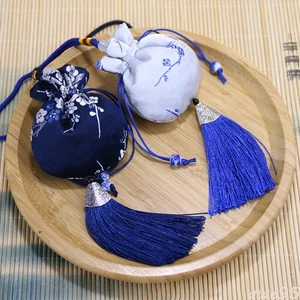 Chinese Style Sachet Empty Bag Retro Plum Blossom Pattern Car Pendant Jewelry - Picture 1 of 17