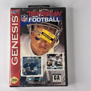 Troy Aikman NFL Football 1994 Sega Genesis sigillato in fabbrica - Foto 1 di 5