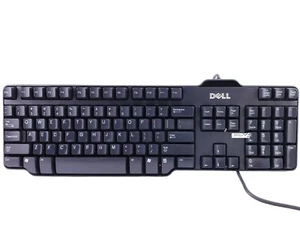 Dell RT7D50 QWERTY Keyboard Gray Usb Wired - Picture 1 of 6