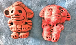 Seltene Taino Indianer Kunst Gott der Sonne Ton Skulptur Guillen Arte Etnico Caribeno - Bild 1 von 11
