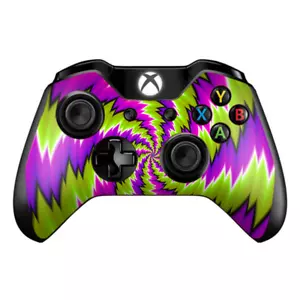 Skins Decal Wrap for Xbox One / One S Controller Psychedelic Moving Swirls - Picture 1 of 2