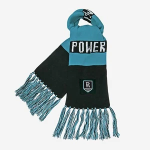 65233 PORT ADELAIDE POWER AFL FOOTBALL CLOTH PATCH BAR SCARF - Foto 1 di 1