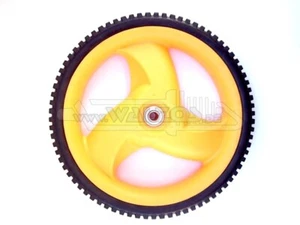 Rasenmäher Ersatz Rad 29 cm gelb Partner 5324035-09 532432749 Husqvarna Culloch  - Bild 1 von 4