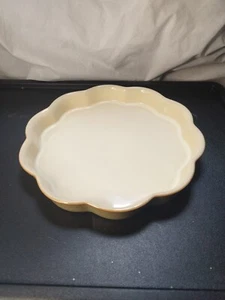 Denby Fluted Flan/Quiche Dish 25 Cm Fine Stoneware - Picture 1 of 9