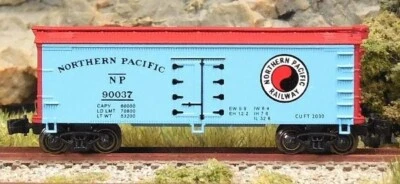 Z Scale NORTHERN PACIFIC Wood 34' Rebuilt Reefers ~ FTB9017 Set #1 ~ NIB - Image 1 of 4