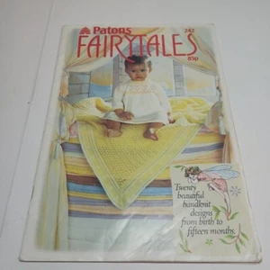 Patons Fairy Tales 20 Beautiful Hand Knit or Crocheted Designs Pattern Book - Picture 1 of 14