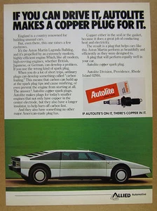 1985 Aston Martin Lagonda Bulldog photo Autolite Spark Plugs - Picture 1 of 1