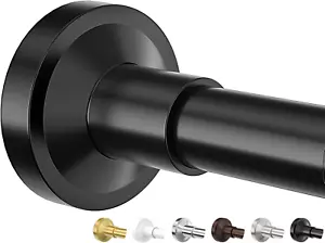 Adjustable Tension Curtain Rod, 32-75 Inches Non-Slip Stainless Steel Shower Cur - Picture 1 of 8