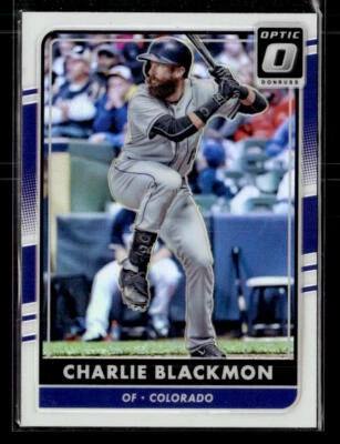 2016 Donruss Optic #134 Charlie Blackmon Holo card - Image 1 of 2