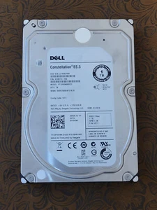 Dell FNW88 / Seagate ST1000NM0023 - 1TB 7.2K SAS 3.5" 6Gbps HDD Hard Drive #1 ௩ - Picture 1 of 5
